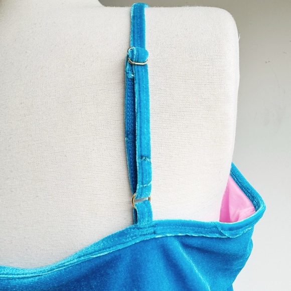 NWT LILLY PULITZER Blue Velvet Cassis Bra Tank Size Large - Picture 6 of 9
